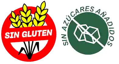Logos sin gluten y sin azaucar